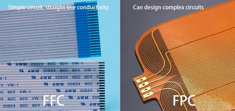Flexible circuit options: FFC and FPC