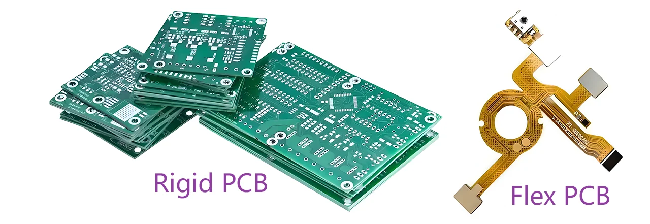 Rigid PCB and Flex PCB