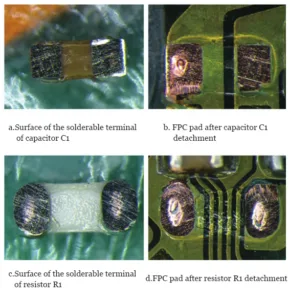 Figure 4 Photograph of the sample after shear force testing Figure 4 Photograph of the sample after shear force testing