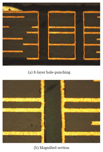 Figure 5 Cross section of finished product after thermal stress testing Figure 5 Cross section of finished product after thermal stress testing