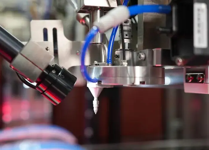 Laser machine working