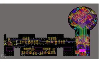 Figure 6. Physical diagram of the flexible radio frequency signal processing circuit.