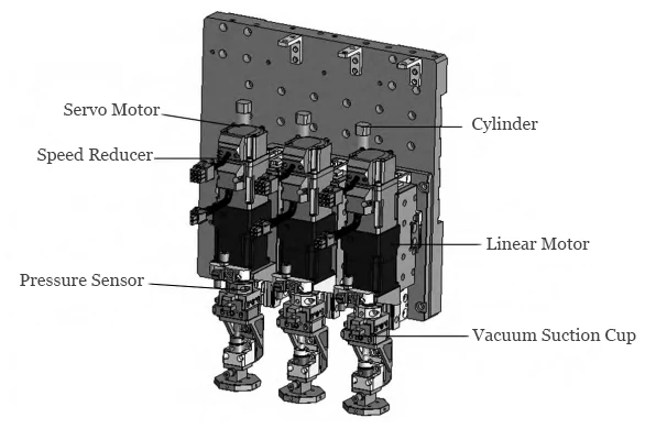 Figure 8 Mechanism Diagram of the Suction Head Pressure Assembly Figure 8 Mechanism Diagram of the Suction Head Pressure Assembly