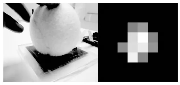 Fig. 10 Experiment of tennis Fig. 10 Experiment of tennis